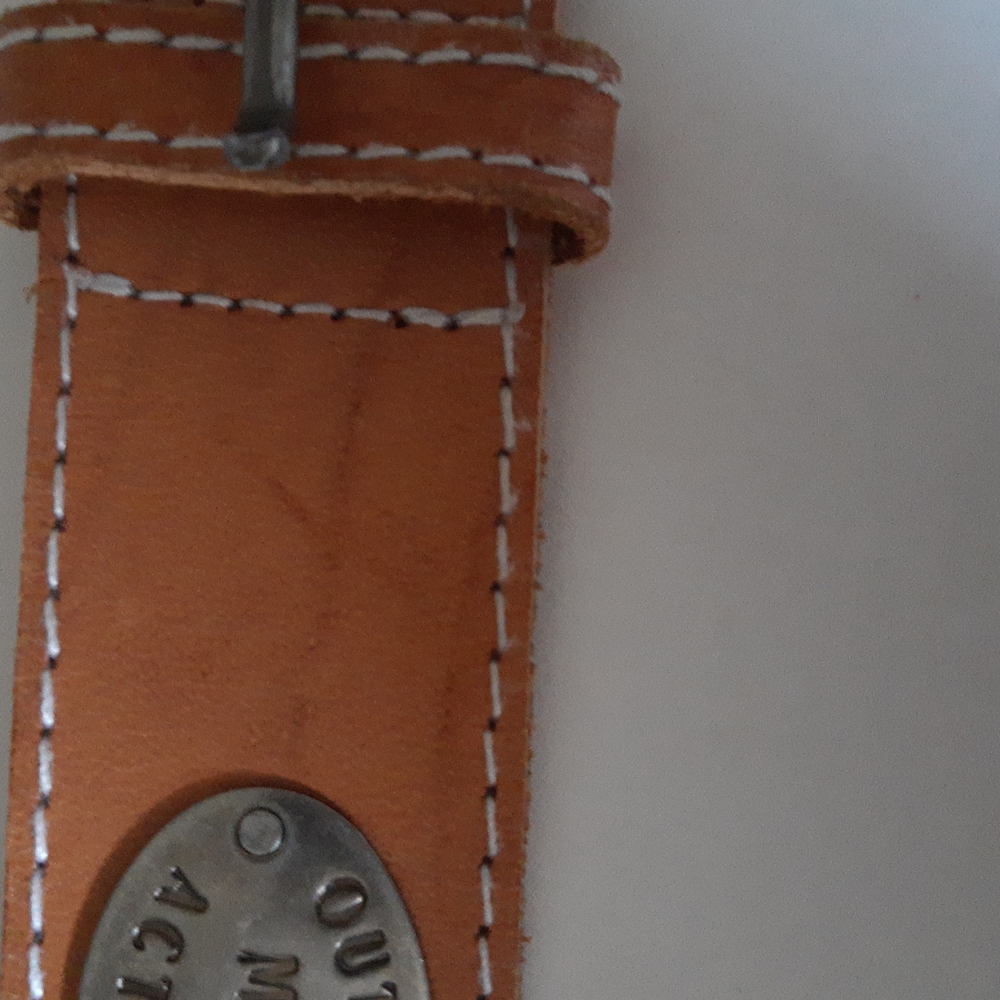Vintage Mexx Genuine Leather belt / Made in Hong Kong - Picture 7 of 8